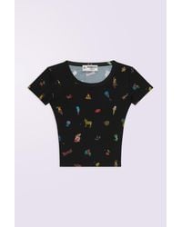 Fiorucci - Toys Print Crop Top - Lyst