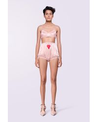 Fiorucci - Embroidered Bralette - Lyst