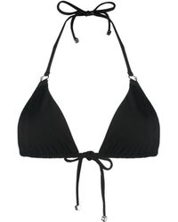 Nanushka - Zaida Triangle Halterneck Bikini Top - Lyst