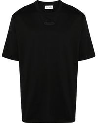 Lanvin - Logo-appliquè Cotton T-shirt - Lyst