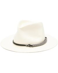 Brunello Cucinelli - Fedora Hat - Lyst