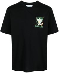 Casablancabrand - Le Jeu Graphic-print T-shirt - Lyst