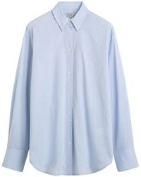 TOTEME - Linen And Cotton Blend Shirt - Lyst