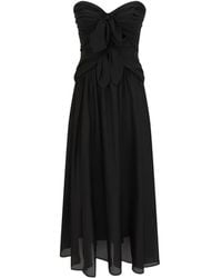Zimmermann - Aster Silk Midi Dress - Lyst