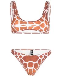 Reina Olga - Coolio Giraffe-print Bikini Set - Lyst
