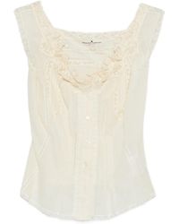 Ermanno Scervino - Lace Embellished Shirt - Lyst