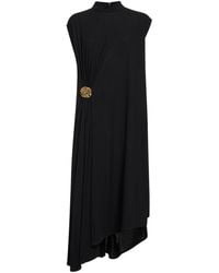 Bottega Veneta - Crepe Viscose Jersey Dress - Lyst