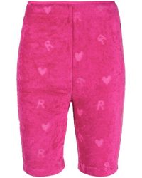 ROTATE BIRGER CHRISTENSEN Kamelia Technical Fabric Shorts in Lilac Womens Shorts ROTATE BIRGER CHRISTENSEN Shorts - Save 60% Pink 