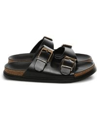 The Row - Buckle Strap Sandals - Lyst