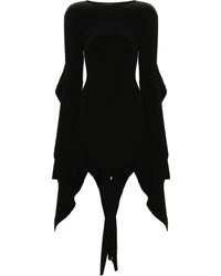 Mugler - Asymmetric Mini Dress - Lyst