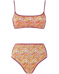 Missoni - Zigzag-print Bikini - Lyst