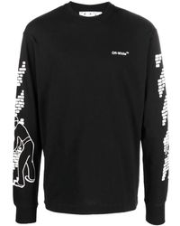 Off-White c/o Virgil Abloh Long-sleeve t-shirts for Men | Christmas Sale up  to 54% off | Lyst
