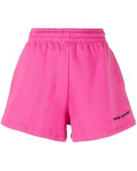 ROTATE BIRGER CHRISTENSEN Synthetik Polyester shorts in Pink Damen Bekleidung Kurze Hosen Mini Shorts 