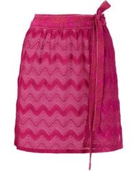 Missoni - Zigzag Pattern Mini Skirt - Lyst