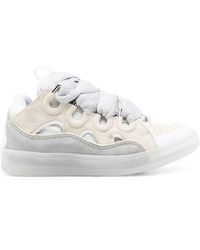 Lanvin Chunky Lace-up Sneakers - White