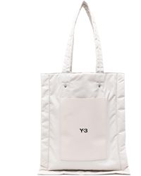 Y-3 - Logo-print Padded Tote Bag - Lyst