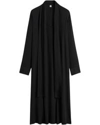 TOTEME - Rounded Neckline Dress Black - Lyst