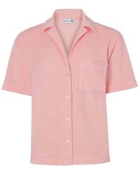 Hunza G - Terry Towelling Cuban Shirt - Lyst