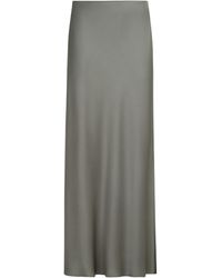 Brunello Cucinelli - Satin Cady Maxi Skirt - Lyst