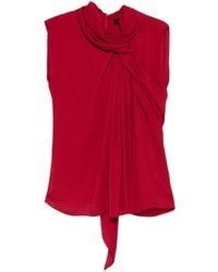 Lanvin - Draped Blouse - Lyst