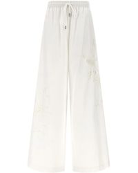 Ermanno Scervino - Lace-insert Trousers - Lyst