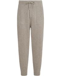 Brunello Cucinelli - Cashmere English Rib Knit joggers - Lyst