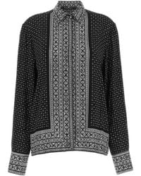 Ermanno Scervino - Crystal-embellished Bandana-print Shirt - Lyst