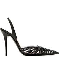 AMINA MUADDI - 105mm Lori Slingback Pumps - Lyst