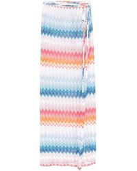 Missoni - Zigzag-woven Wrap Maxi Skirt - Lyst