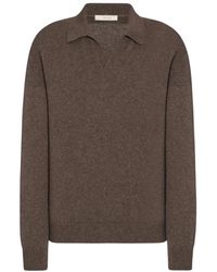 The Row - Leach Collared Sweater - Lyst