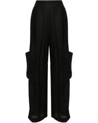 Ermanno Scervino - Pleat-Detail Linen Trousers - Lyst