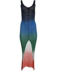 CASABLANCA - Gradient-effect Maxi Dress - Lyst