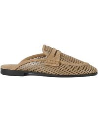 Brunello Cucinelli - Leather Slippers - Lyst