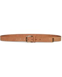 Brunello Cucinelli - Leather Buckle-fastening Belt - Lyst