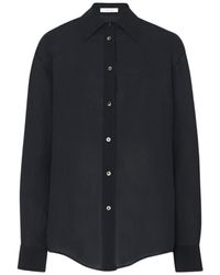 The Row - Elia Shirt In Silk - Lyst