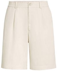 Brunello Cucinelli - Cotton Linen Bermuda Shorts - Lyst