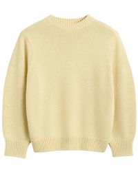 TOTEME - Oversized Crew Knit Buttercup - Lyst