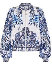 Camilla - Bomber Jacket With Shirred Cuff - Lyst