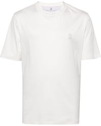 Brunello Cucinelli - T-Shirt With Print - Lyst
