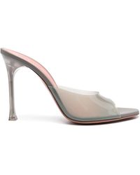 AMINA MUADDI - 105mm Alexa Glass Mules - Lyst