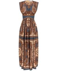 Zimmermann - Mahon Waisted Maxi Dress - Lyst