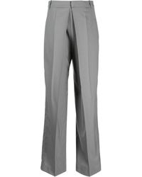 Low Classic - Pleated Wool Tailored Trousers - Lyst