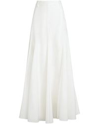 Brunello Cucinelli - Flared Skirt With Monili - Lyst