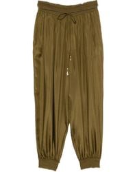 Zimmermann - Aster Silk Trousers - Lyst