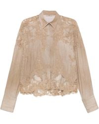 Ermanno Scervino - Embroidered Shirt - Lyst