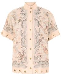 Zimmermann - Graphic-pattern Shirt - Lyst