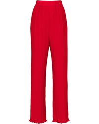 Lanvin - Straight Trousers With Pleats - Lyst