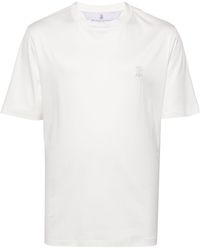 Brunello Cucinelli - T-Shirt With Print - Lyst