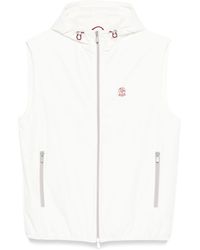 Brunello Cucinelli - Hooded Waistcoat - Lyst