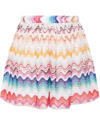 Missoni - Zigzag Pattern Shorts - Lyst
